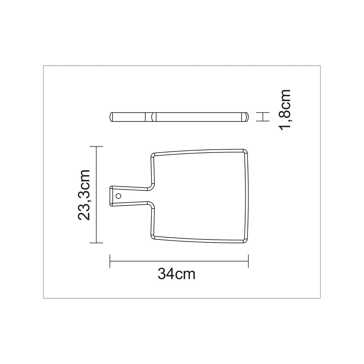 FSC pjaustymo lentelė 34x23x1,5 tikmedžio