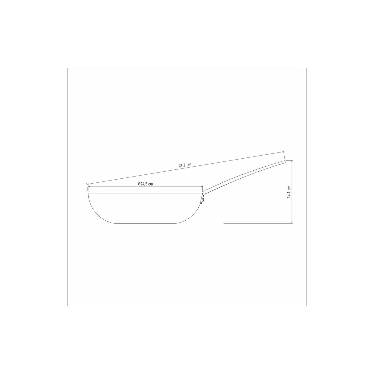 CHURRASCO 24cm wok pan 2.2L