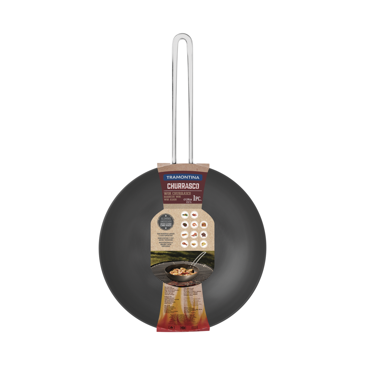 CHURRASCO 24cm wok pan 2.2L