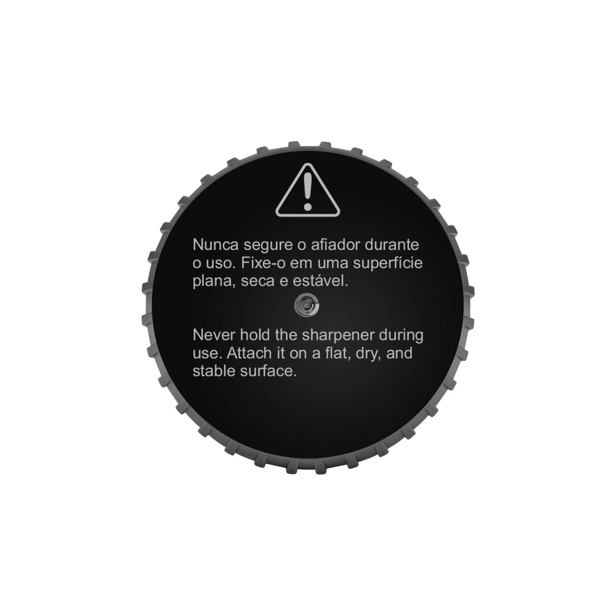 Tramontina Profio juodas peilių galąstuvas