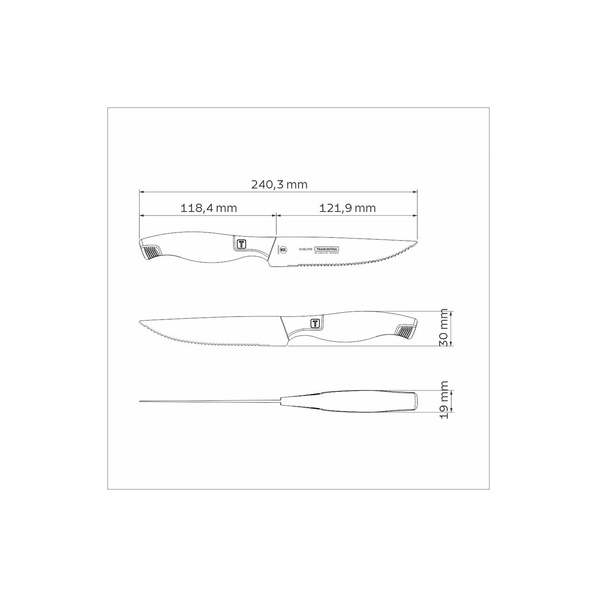 5 STEAK/FRUIT KNIFE SUBLIME