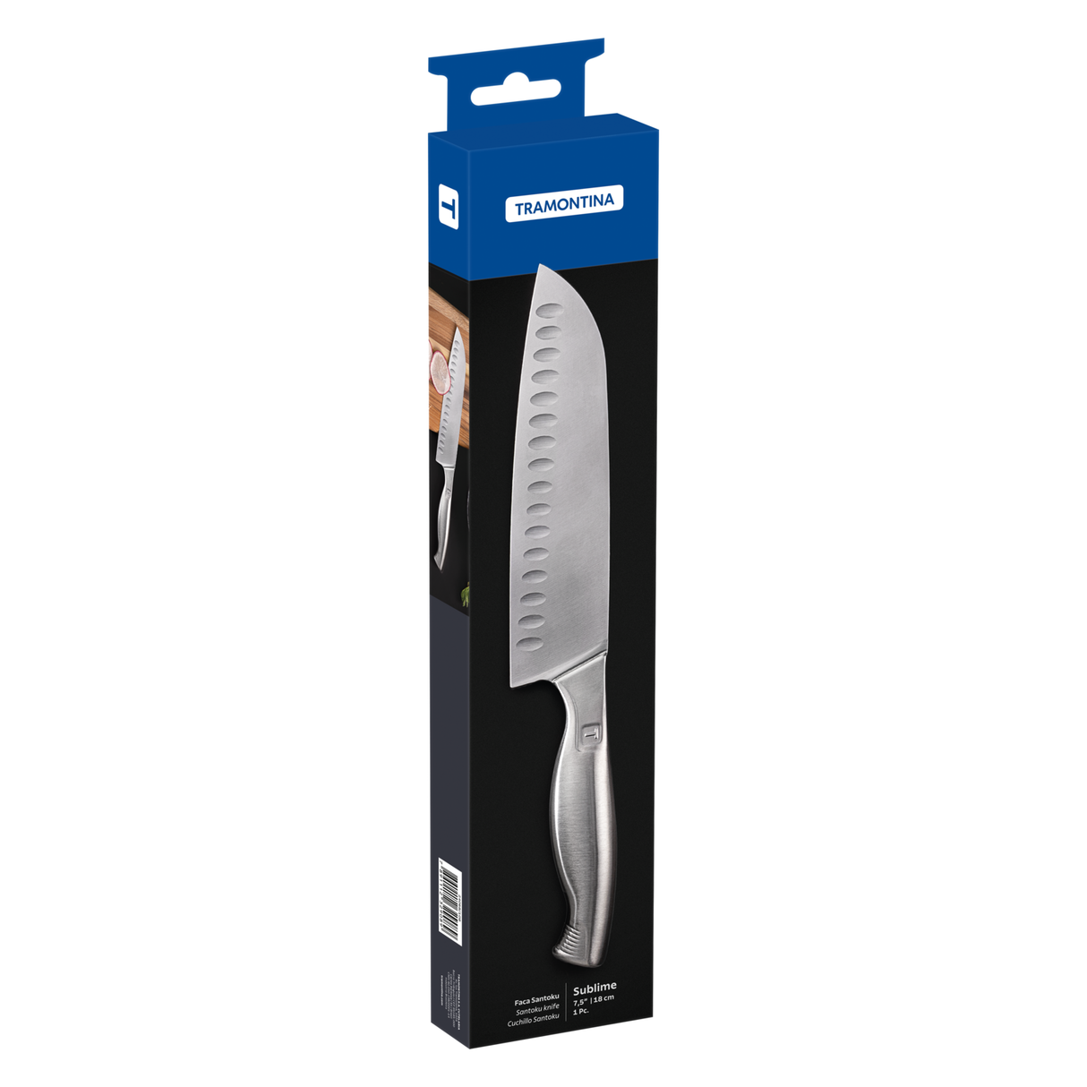 SUBLIME nerūdijančio plieno Santoku peilis 7,5"