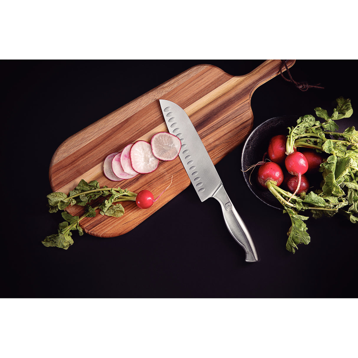 SUBLIME nerūdijančio plieno Santoku peilis 7,5"