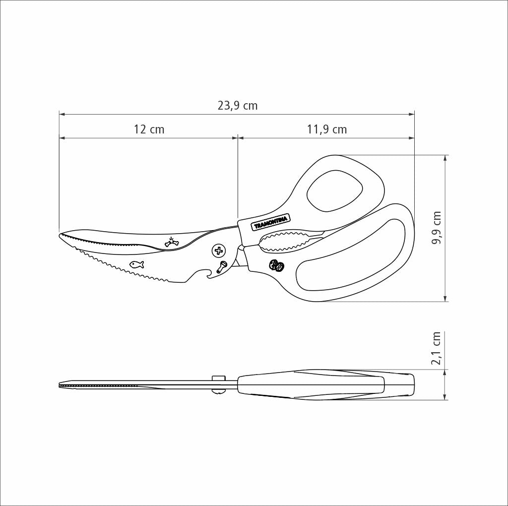 SUPERCOT 8'' kitchen scissors