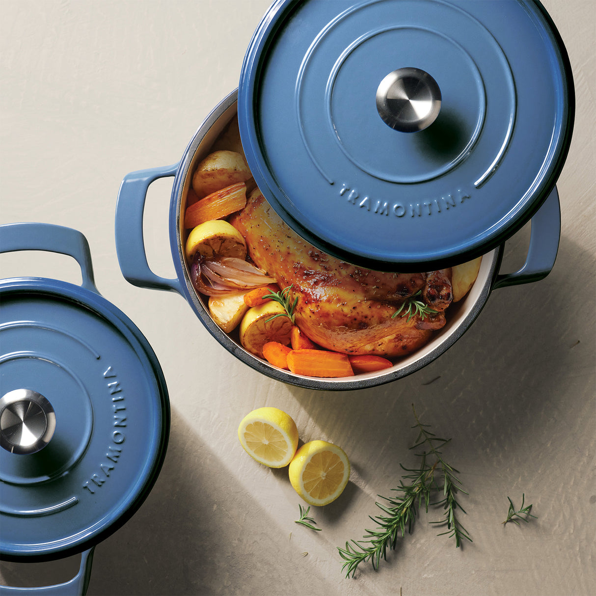 Emailitud malmist hautamispott, sinine