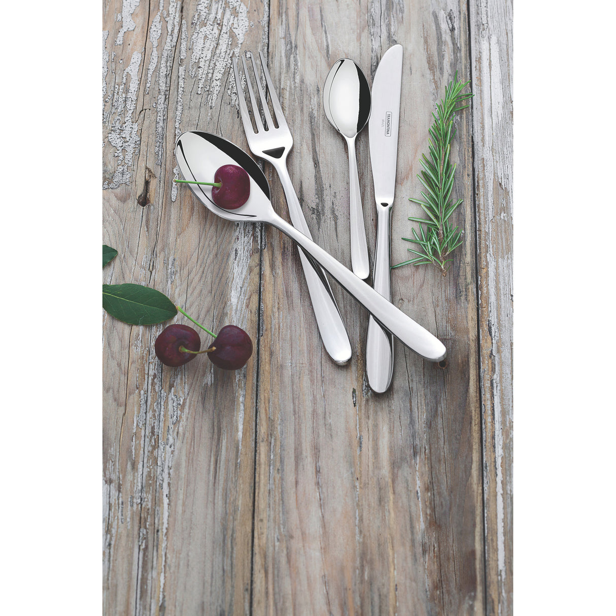 Tramontina stainless steel flatware set Cannes 42 pcs