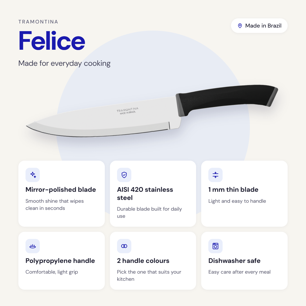 FELICE 8'' chef's knife