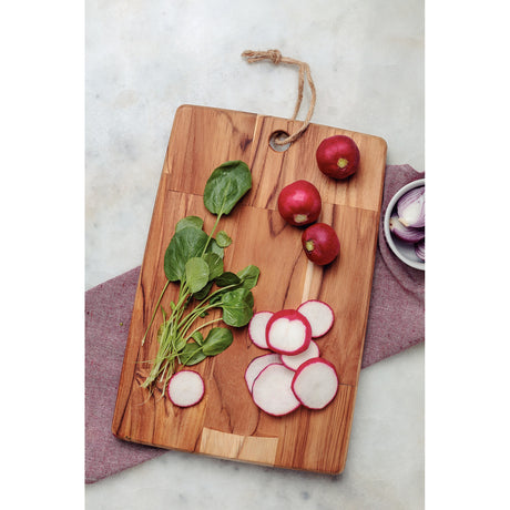 FSC CUTTING BOARD 34X23X1,8 TEAK WOOD