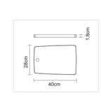 FSC CUTTING BOARD 40X27 CM TEAK WOOD