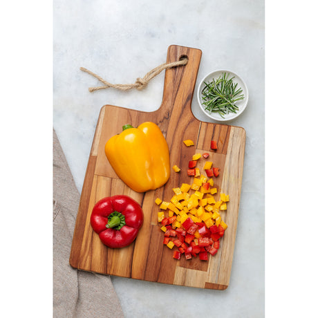 FSC CUTTING BOARD 34X23X1,5 TEAK WOOD