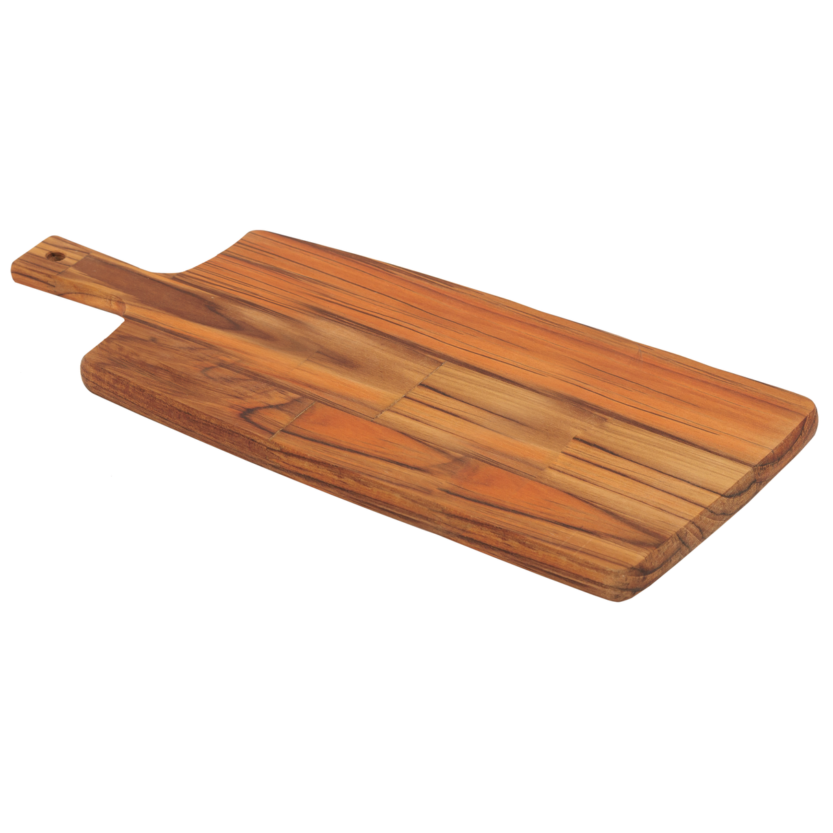 FSC BREADBOARD 48X19,5 CM WITH HANDLE, TEAK WOOD