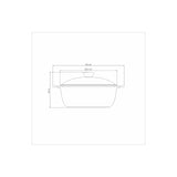 24CM 3.7L CASSEROLE LYON BLUE