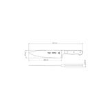 8'' CHEF KNIFE CENTURY WOOD