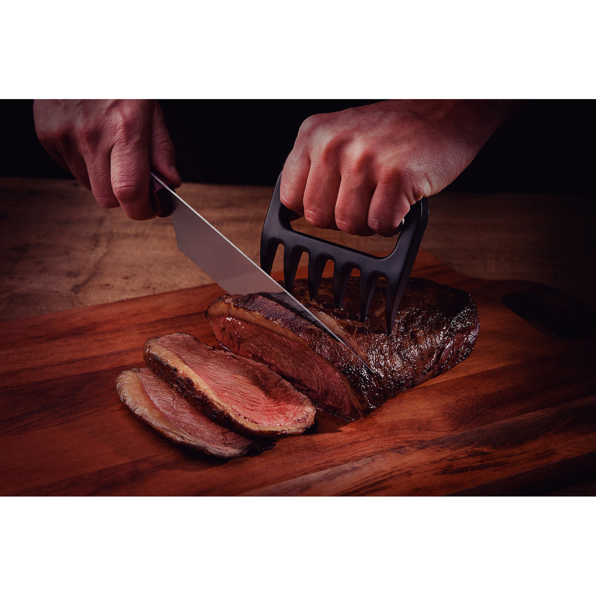 Universalios plėšymo šakutės „Churrasco“, 2 vnt., juodos