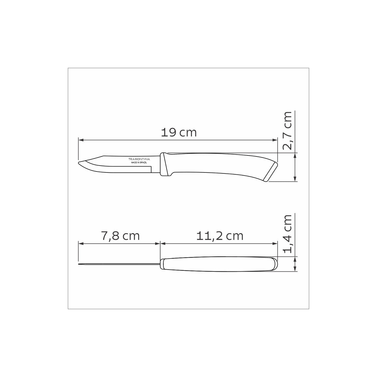 FELICE 3''  vegetable and fruit knife