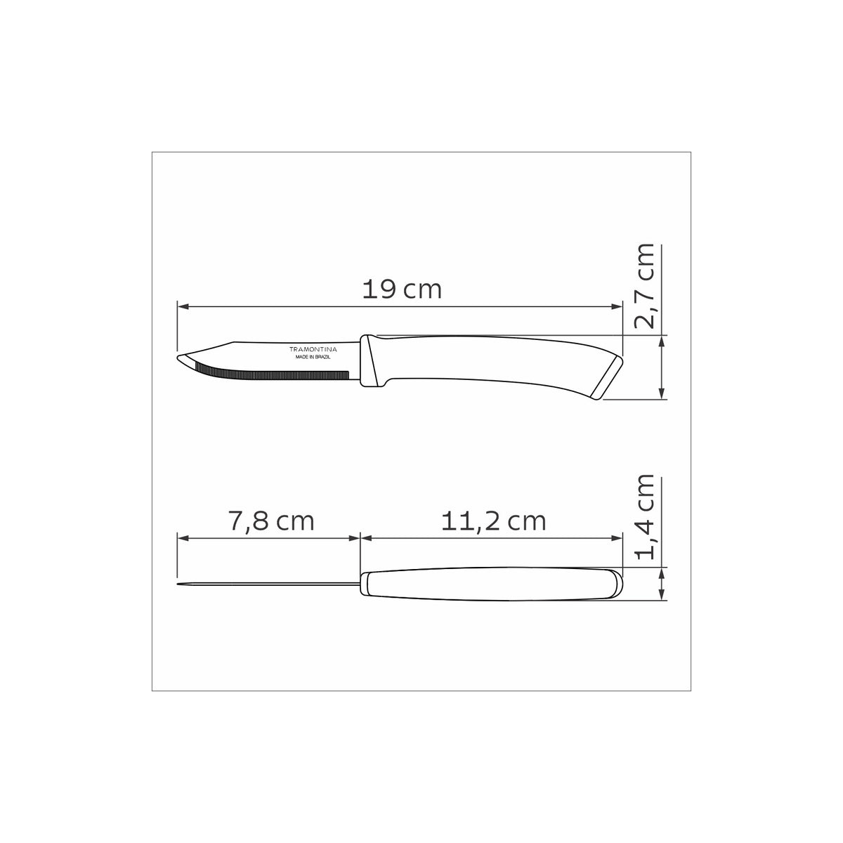 FELICE 3'' micro-serrated vegetable and fruit knife