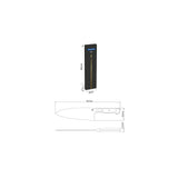 SUSHI DEBA 8'' KNIFE BLACK