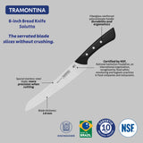 SOLUTTA 8'' bread knife