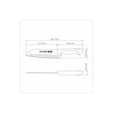 7 COOKS KNIFE PROFESSIONAL MASTER | GREY