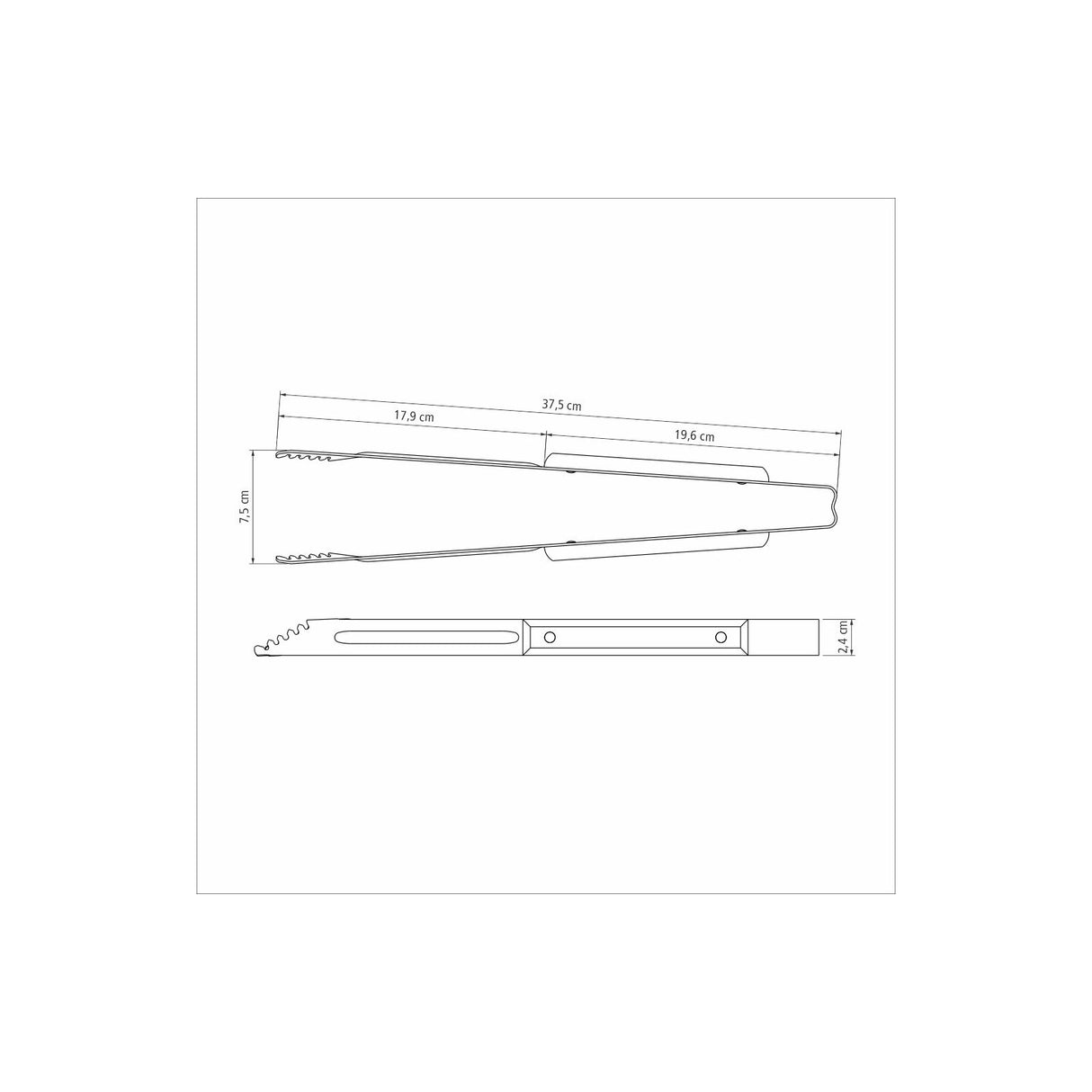 37CM MEAT TONGS