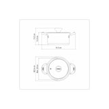 SOLAR SILICONE 20cm deep casserole, 3.6l