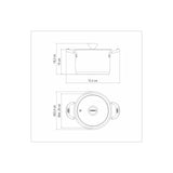 SOLAR SILICONE 20cm stock pot, 4.6l