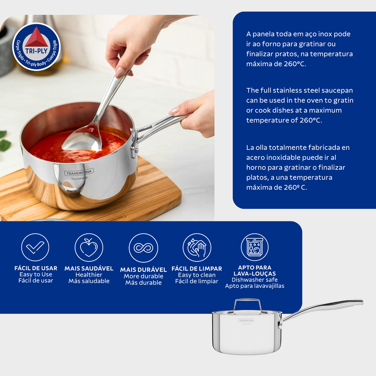 16CM SAUCE PAN GRANO, 1.7 l