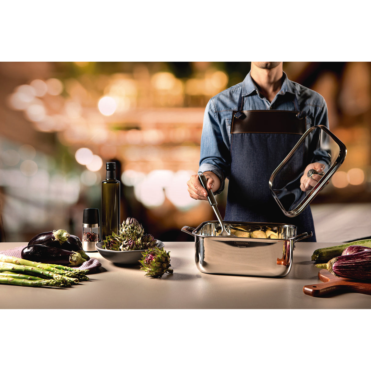 SQUARE POT GRANO