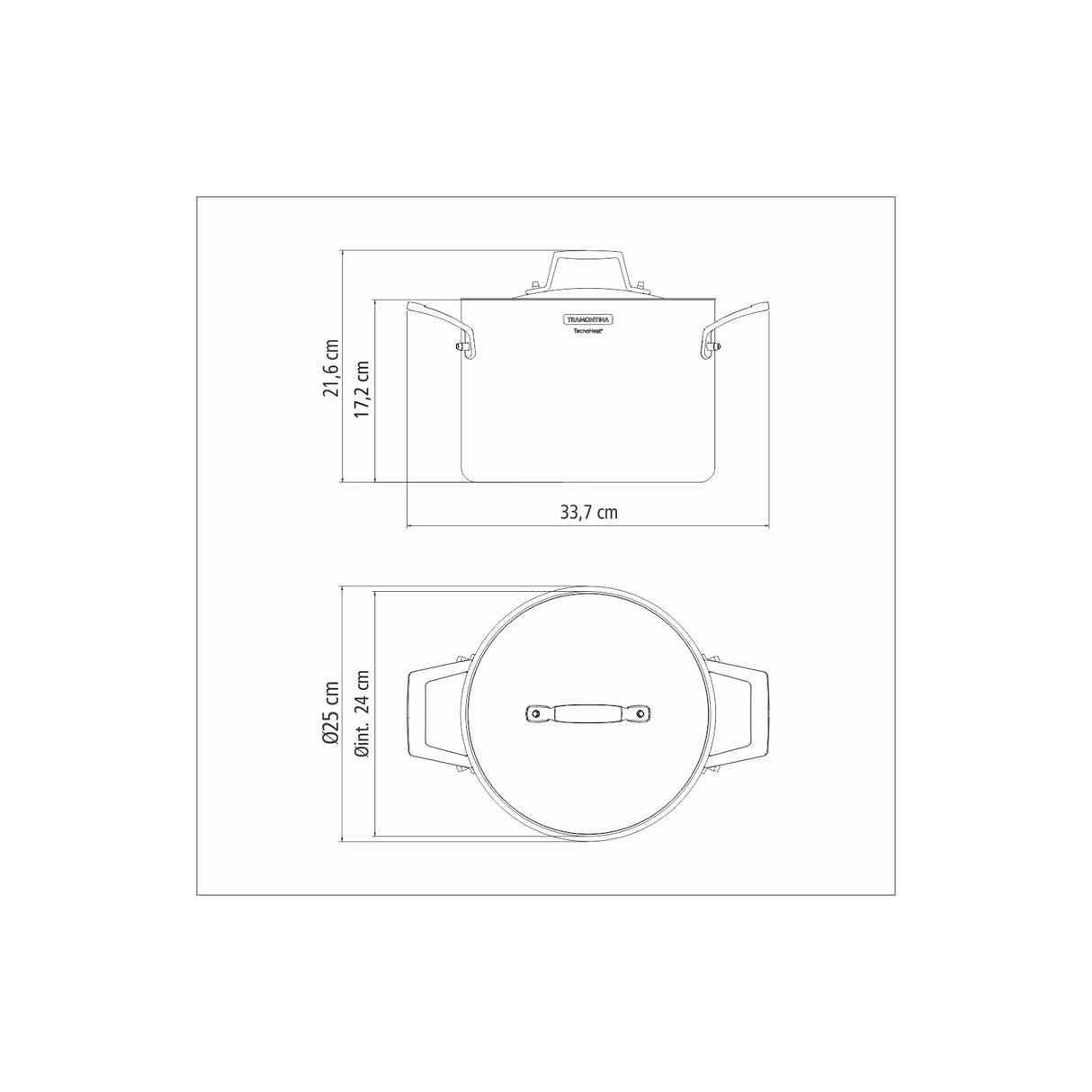 24CM STOCK POT GRANO