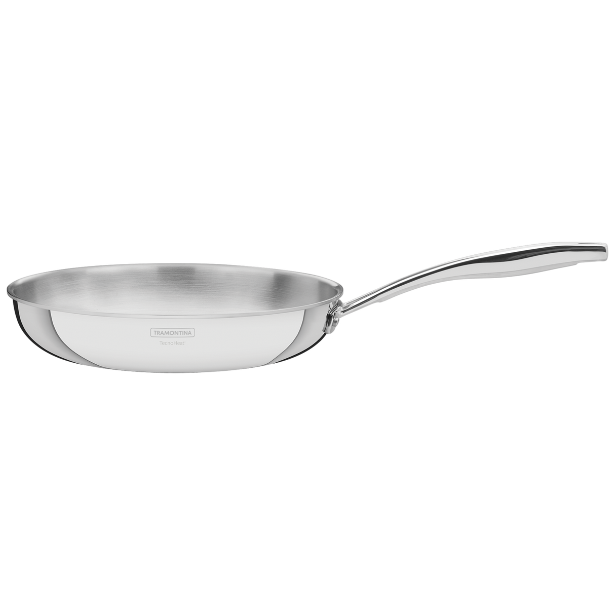 GRANO, 26 cm stainless steel frying pan with tri-ply body and long handle