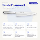 SUSHI DIAMOND 13' YANAGIBA knife