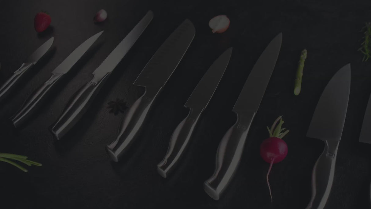 SUBLIME Stainless-Steel Santoku Knife 7.5"